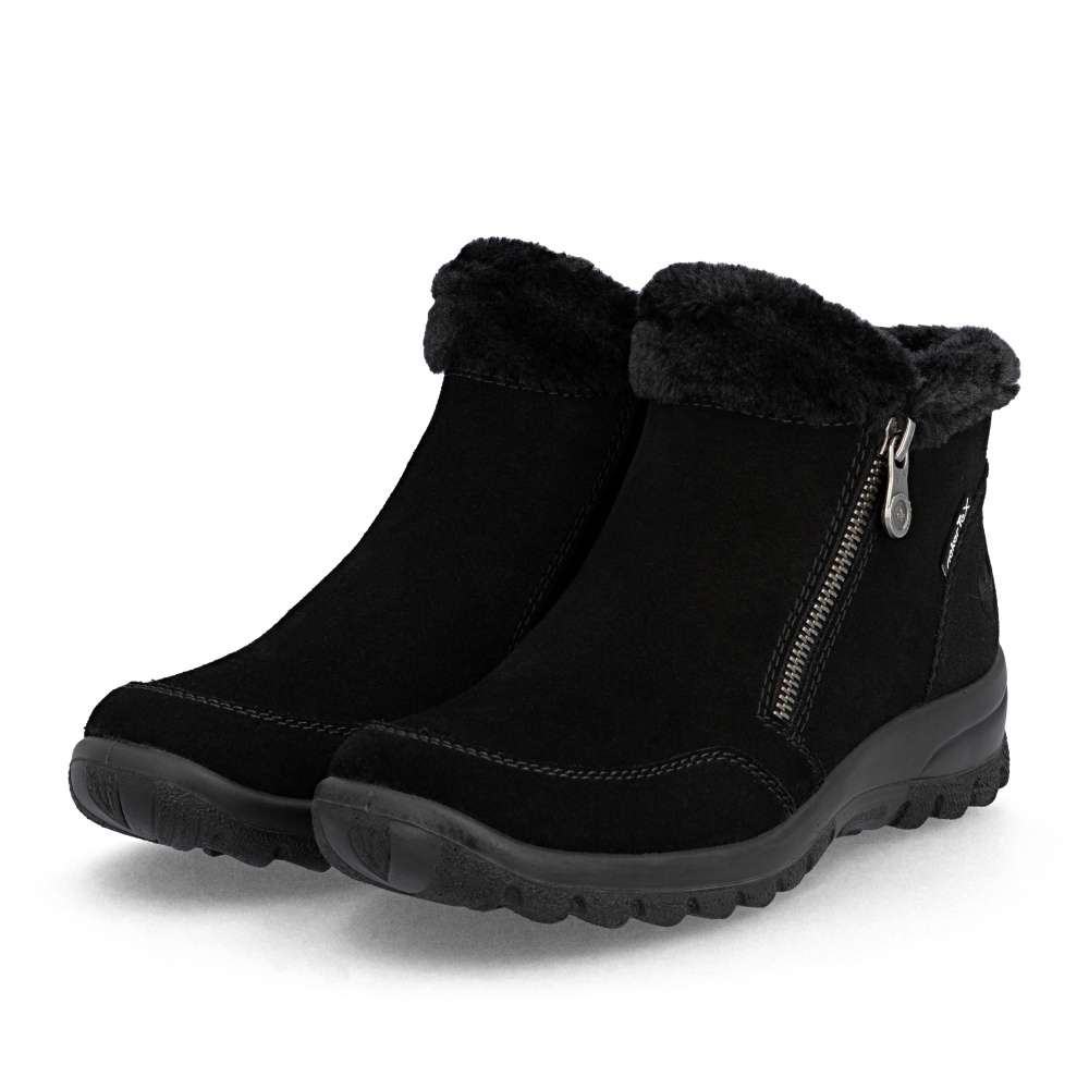 Dámska členková obuv RIEKER L7188-00 čierna W5