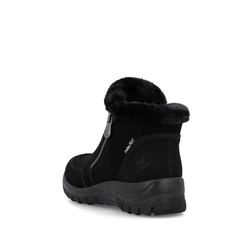 Dámska členková obuv RIEKER L7188-00 čierna W5