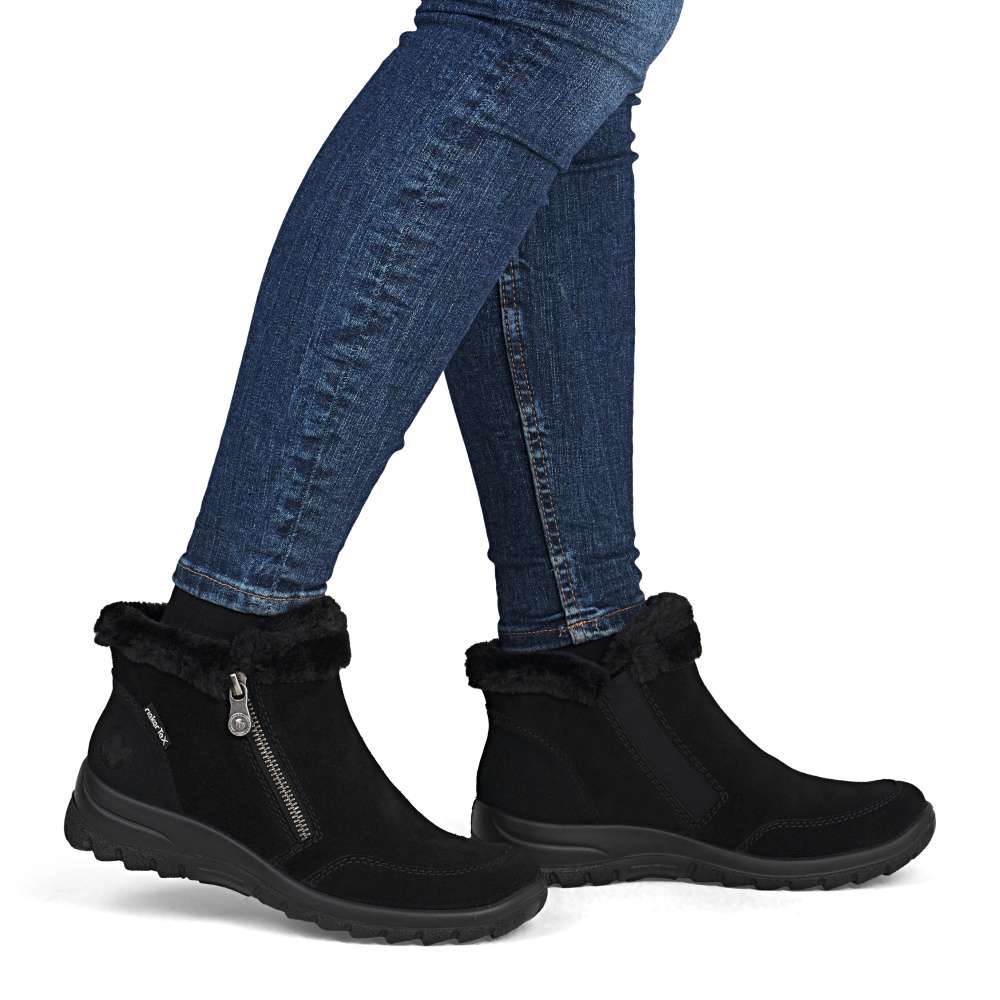 Dámska členková obuv RIEKER L7188-00 čierna W5