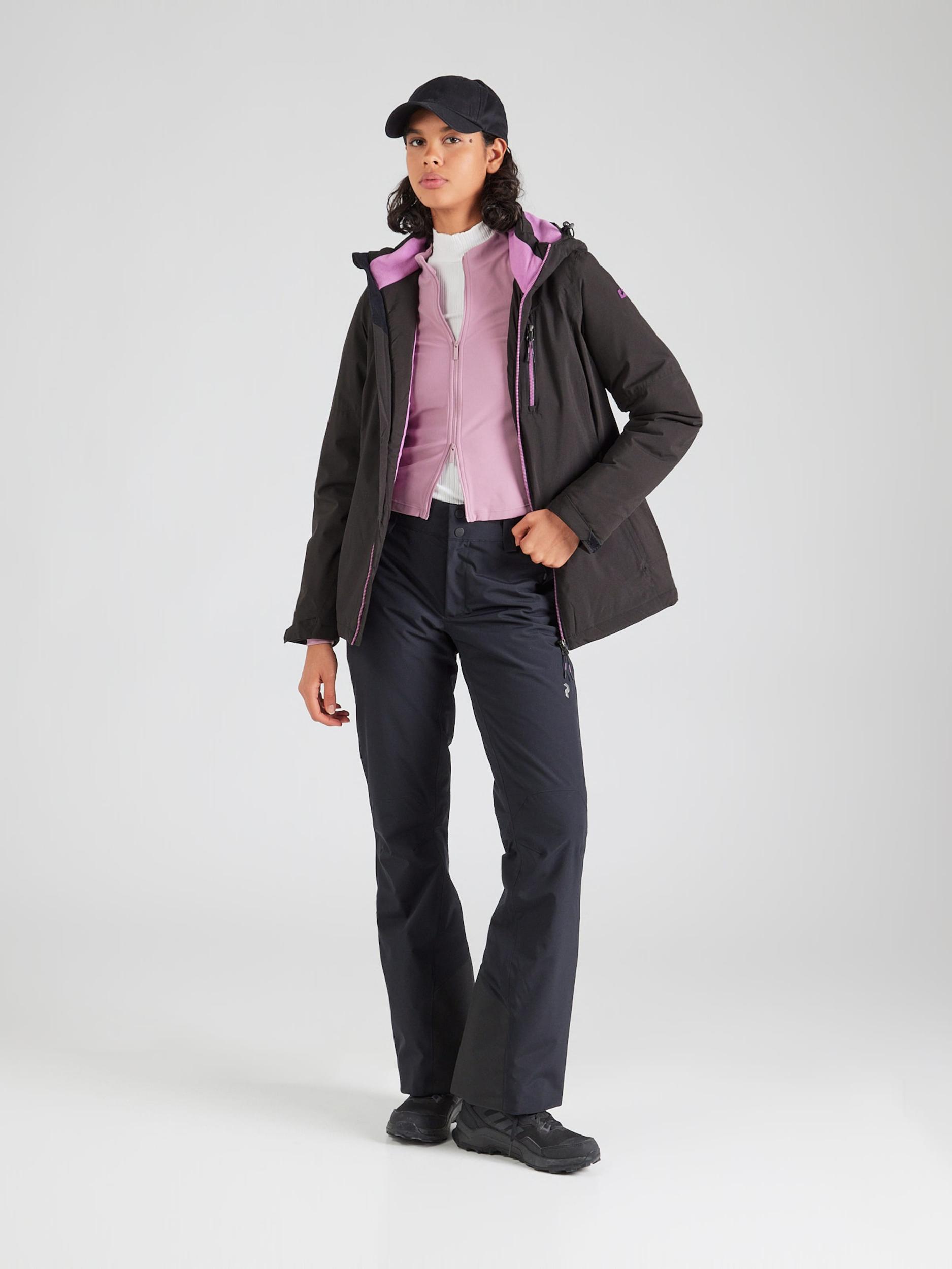 KILLTEC Outdoorová bunda 'KOW 195' eozín / čierna