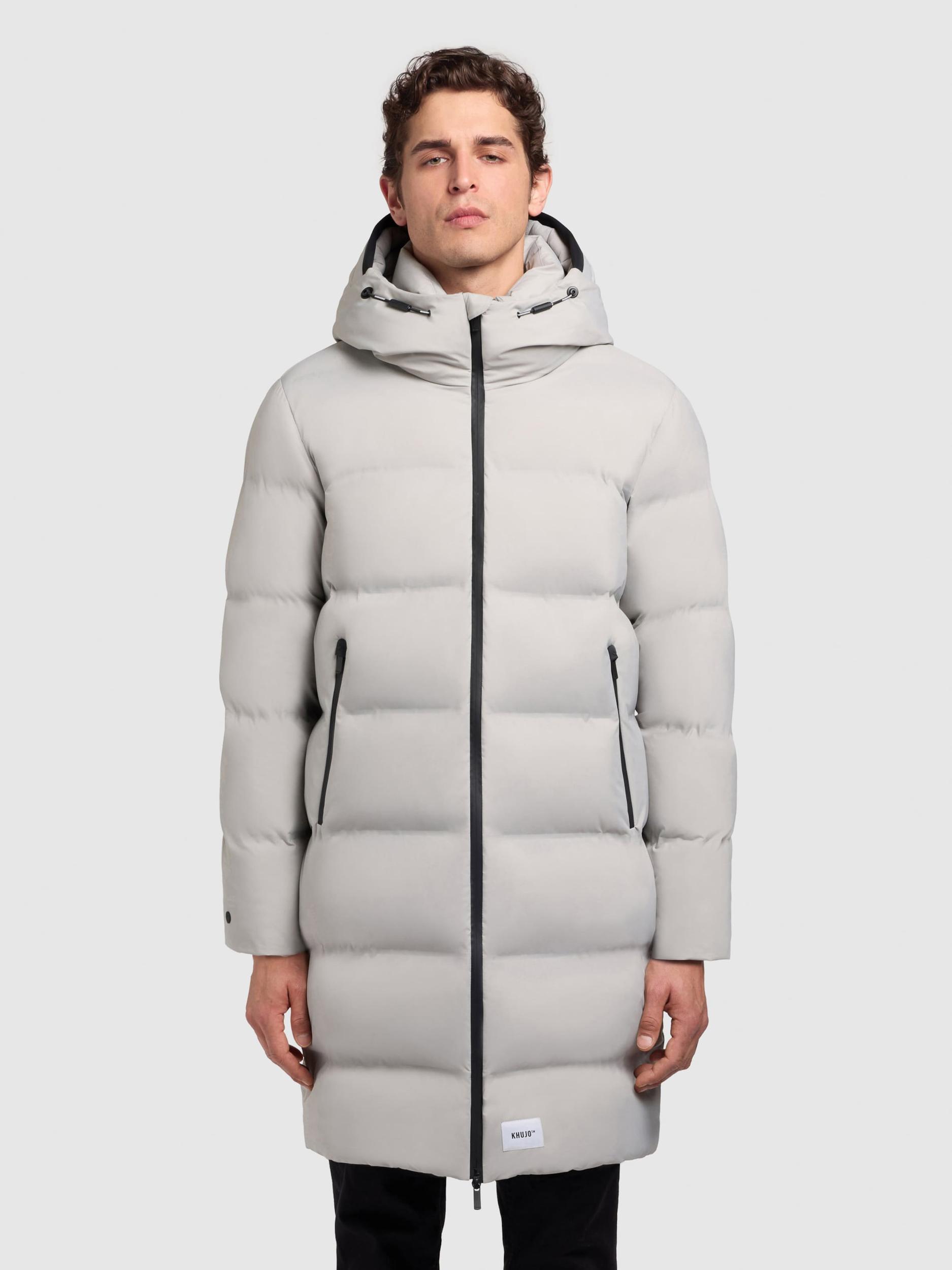 khujo Zimný kabát 'Caius2' svetlosivá