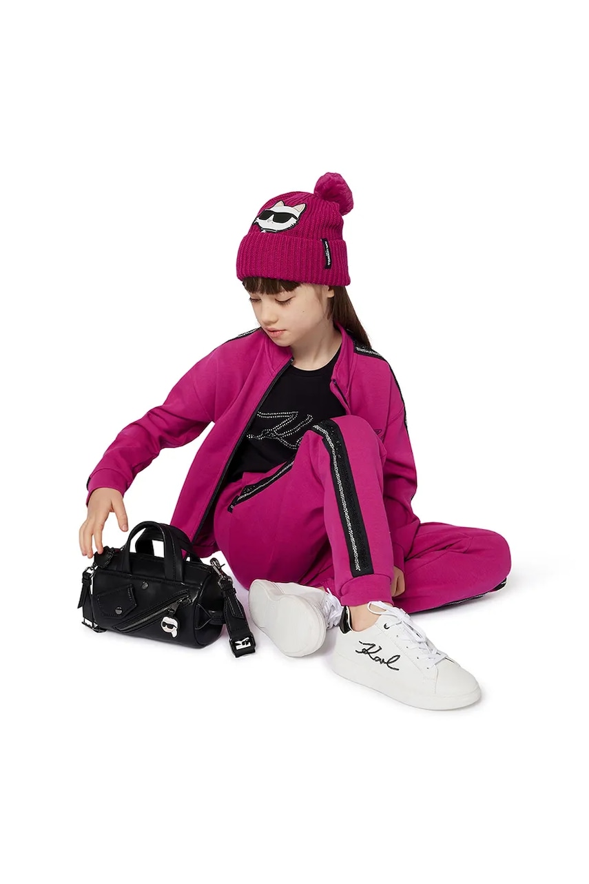 Detské kožené tenisky Karl Lagerfeld