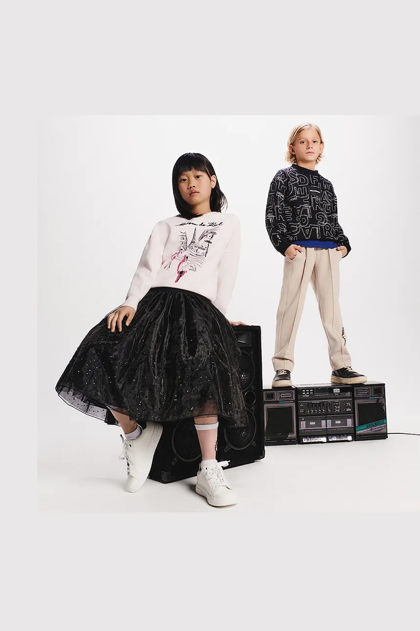 Detské kožené tenisky Karl Lagerfeld