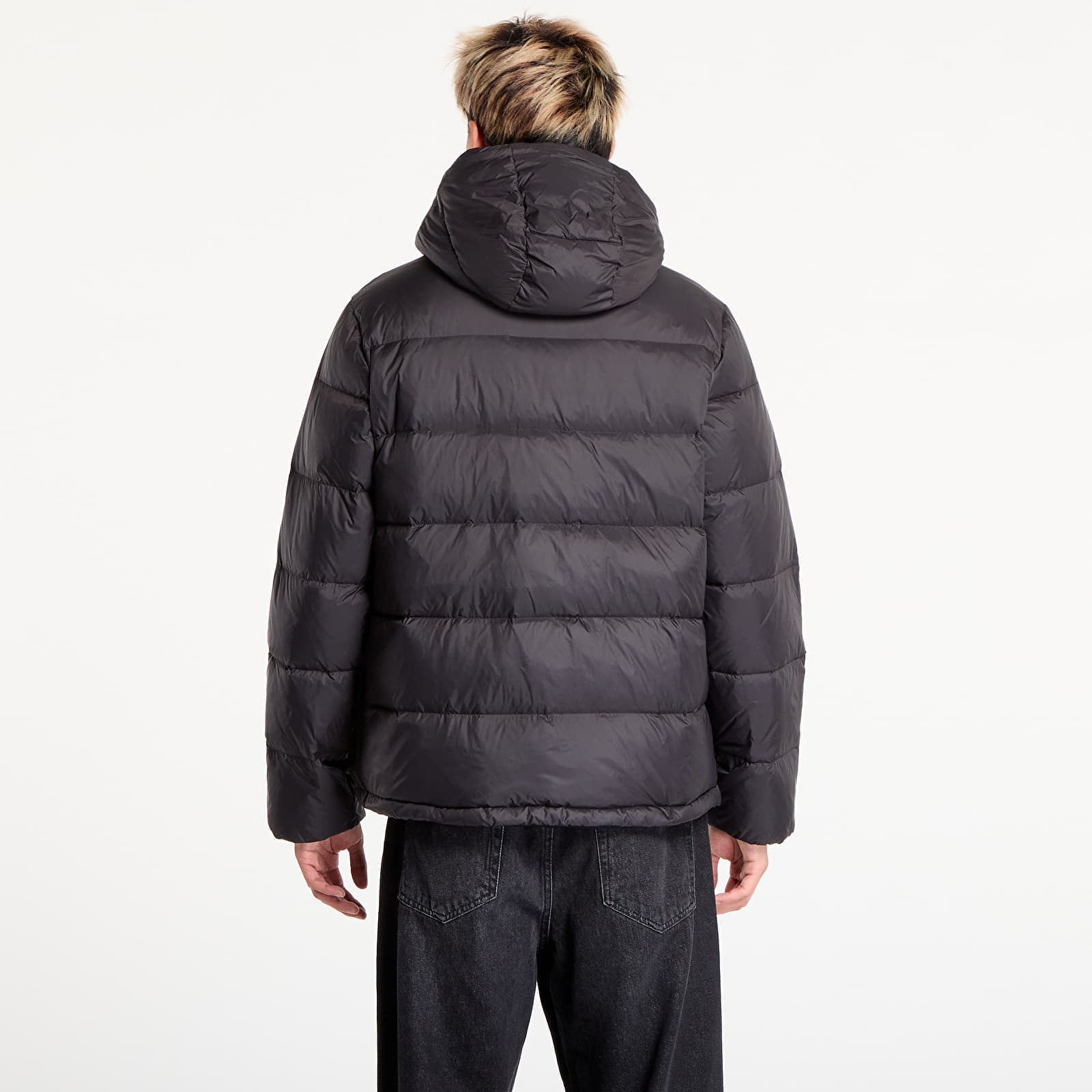 Páperka Calvin Klein Jeans Ls Nylon Zip Off Hooded Jacket Black M