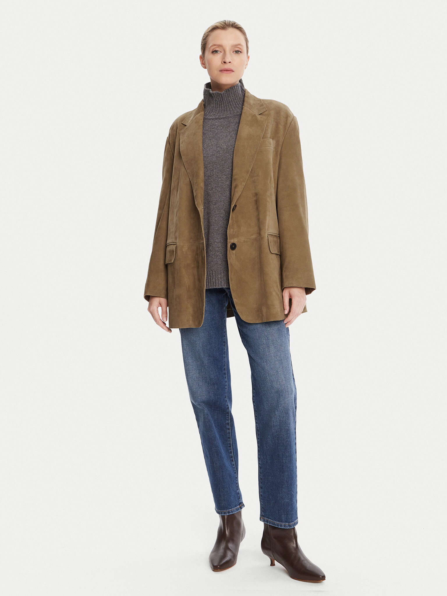 Kožená bunda Weekend Max Mara