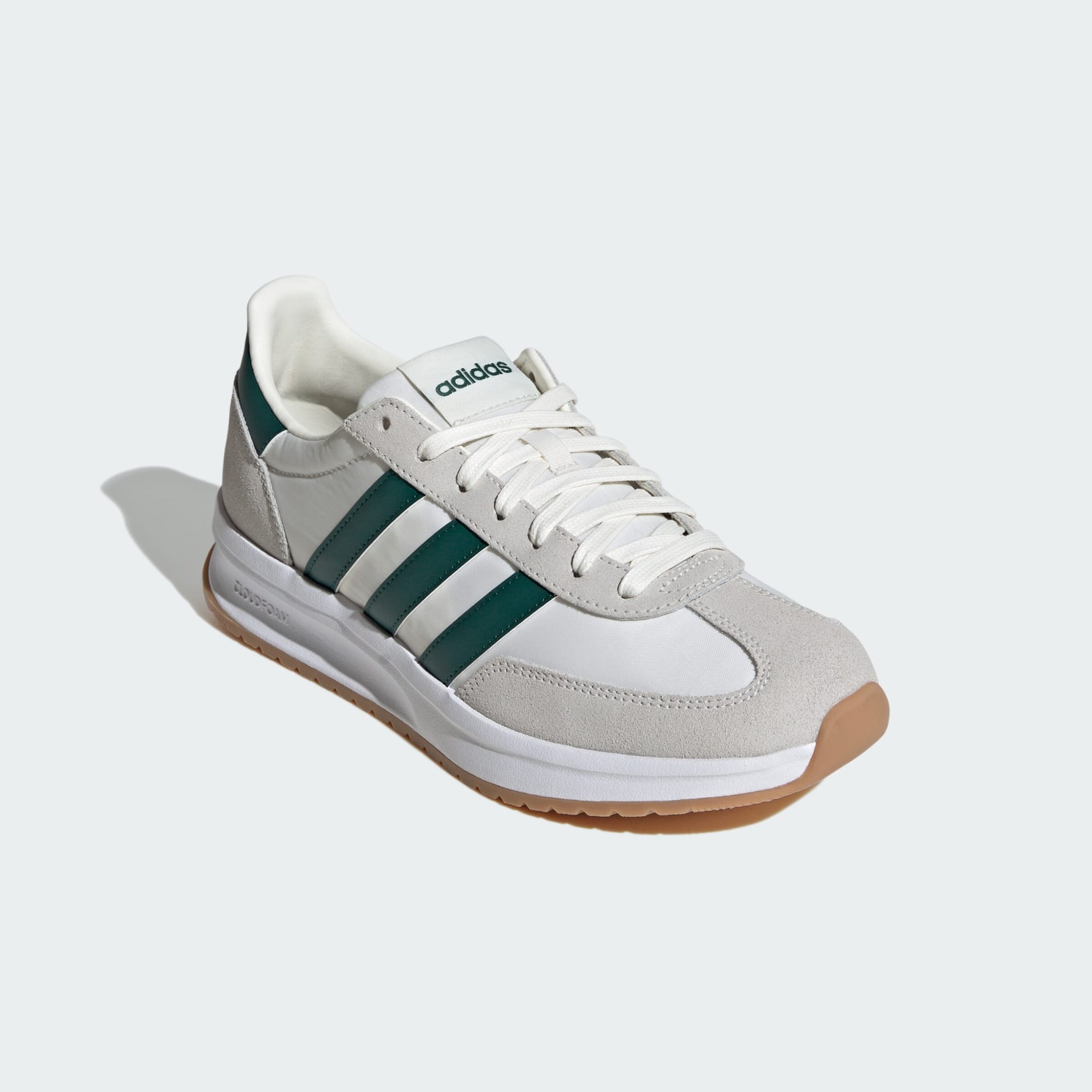 ADIDAS SPORTSWEAR Nízke tenisky 'Run 70S' kamenná / tmavozelená / biela