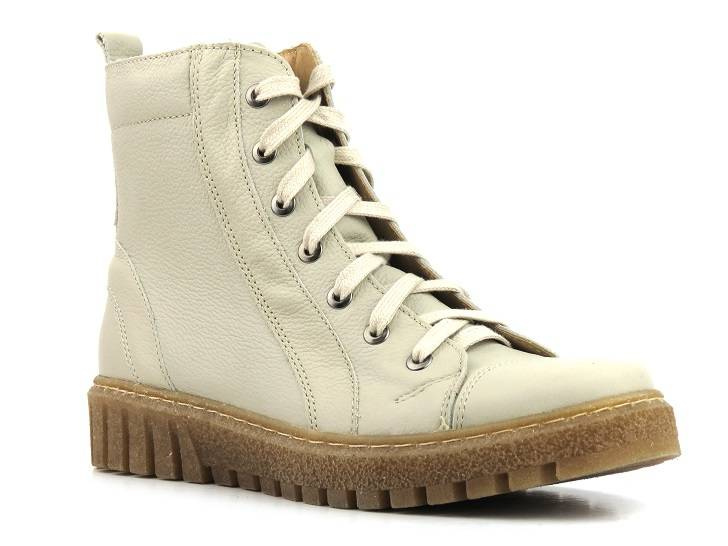 Dámské kozačky a kozačky polské značky HELIOS Komfort 575, ecru