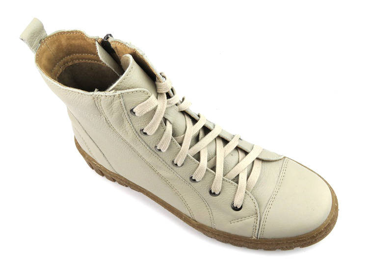 Dámské kozačky a kozačky polské značky HELIOS Komfort 575, ecru