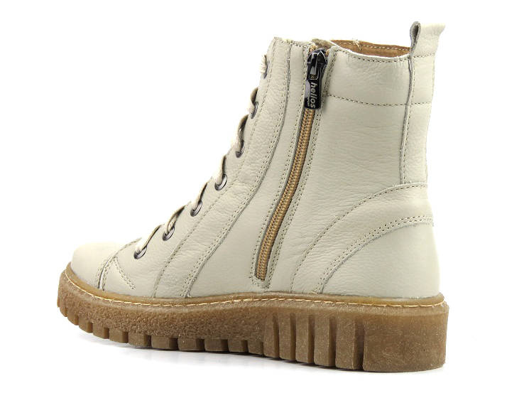 Dámské kozačky a kozačky polské značky HELIOS Komfort 575, ecru