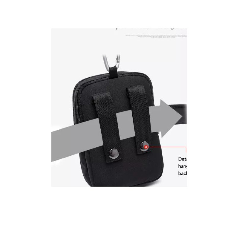 Canvasio Puzdro na opasok vs taška Outdoor Bernini Čierne