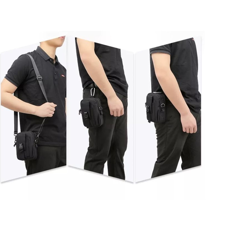 Canvasio Puzdro na opasok vs taška Outdoor Bernini Čierne