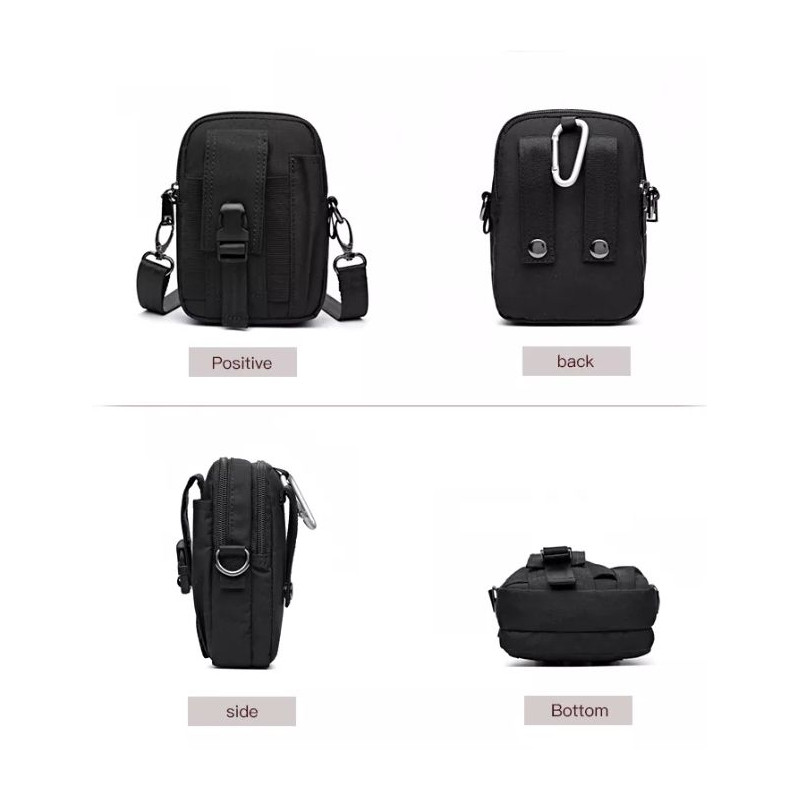 Canvasio Puzdro na opasok vs taška Outdoor Bernini Čierne