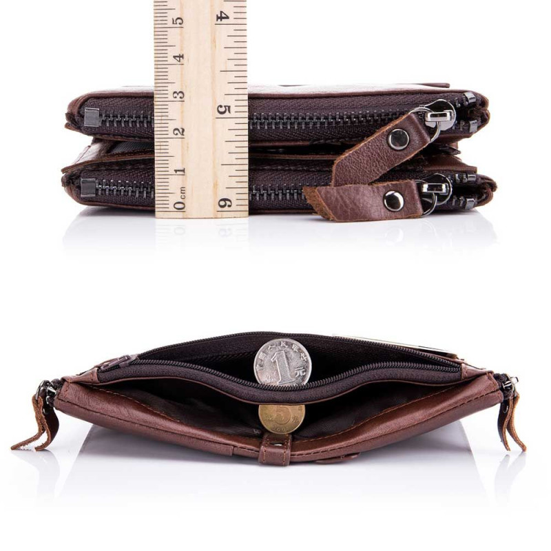 Bullcaptain kožená peňaženka Albuin Hnedá