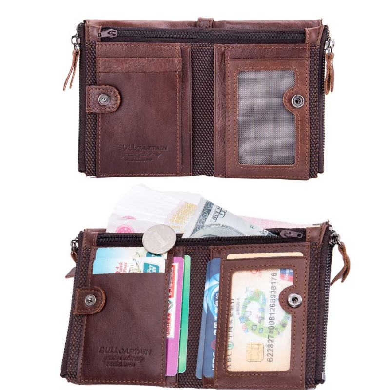 Bullcaptain kožená peňaženka Albuin Hnedá