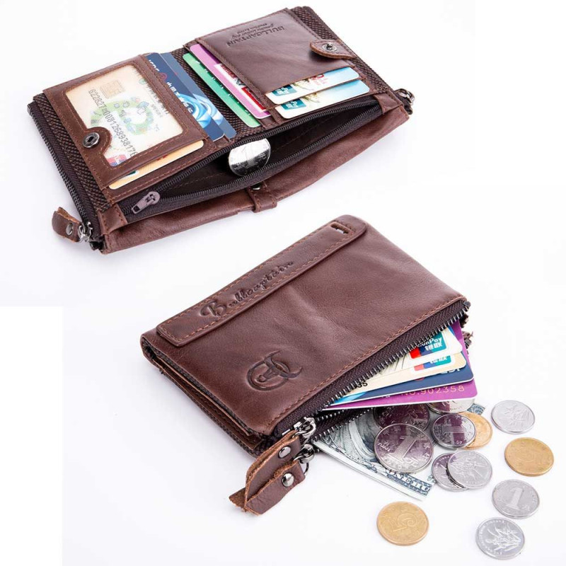 Bullcaptain kožená peňaženka Albuin Hnedá