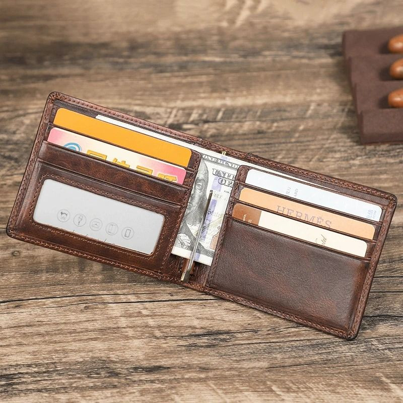 Contacts pánska kožená peňaženka dolárovka Agathon