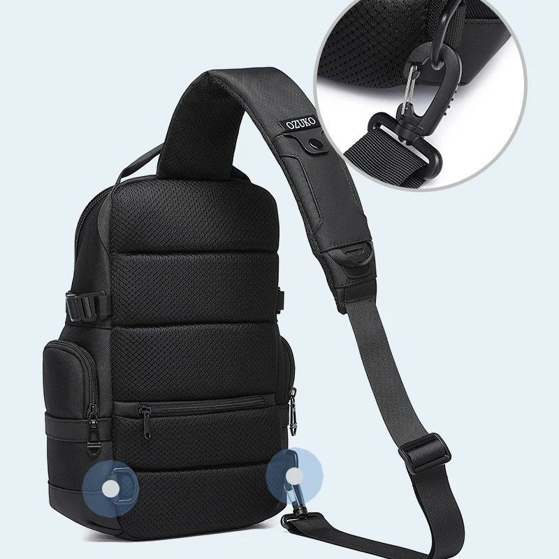 Ozuko pánsky batoh cez hruď Rahat Čierny 14L