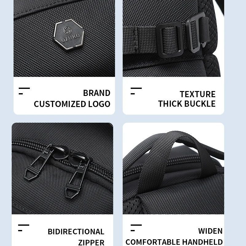 Ozuko pánsky batoh cez hruď Rahat Čierny 14L