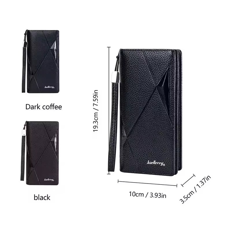 Baellerry dlhá peňaženka s pútkom Carter Čierna