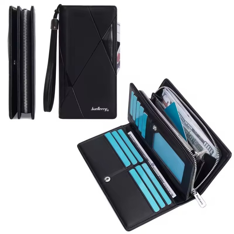 Baellerry dlhá peňaženka s pútkom Carter Čierna