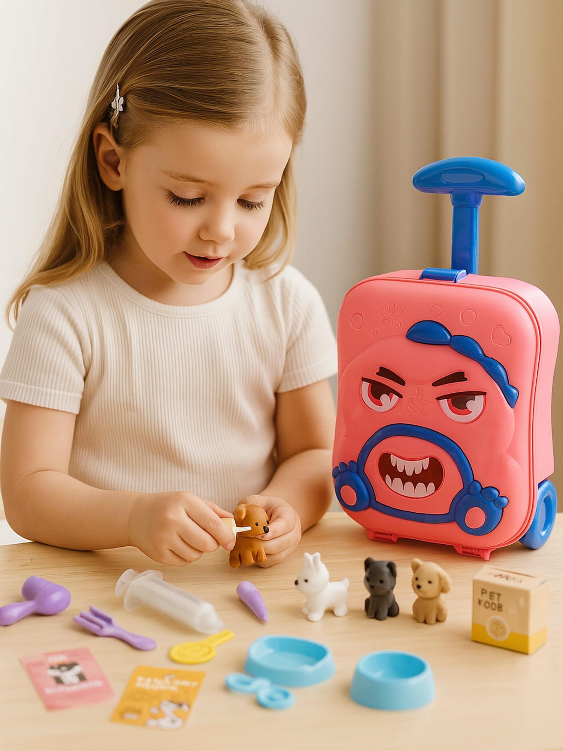 Sinsay - Hračka – Sada na starostlivosť o zvieratko - ružová