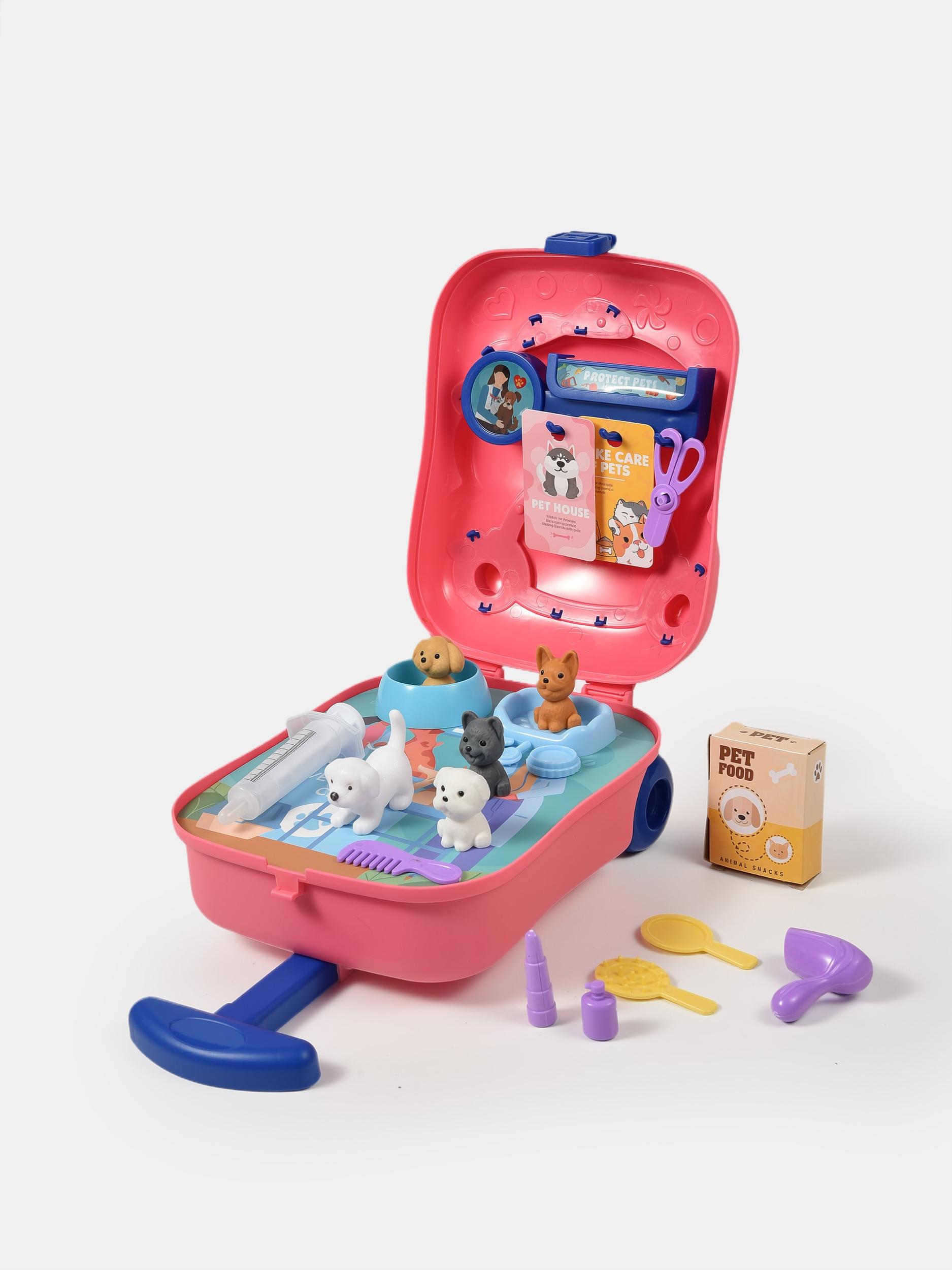 Sinsay - Hračka – Sada na starostlivosť o zvieratko - ružová
