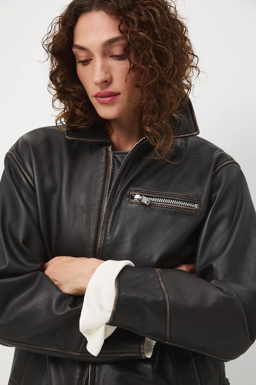 Kožená motorkárska bunda Medicine