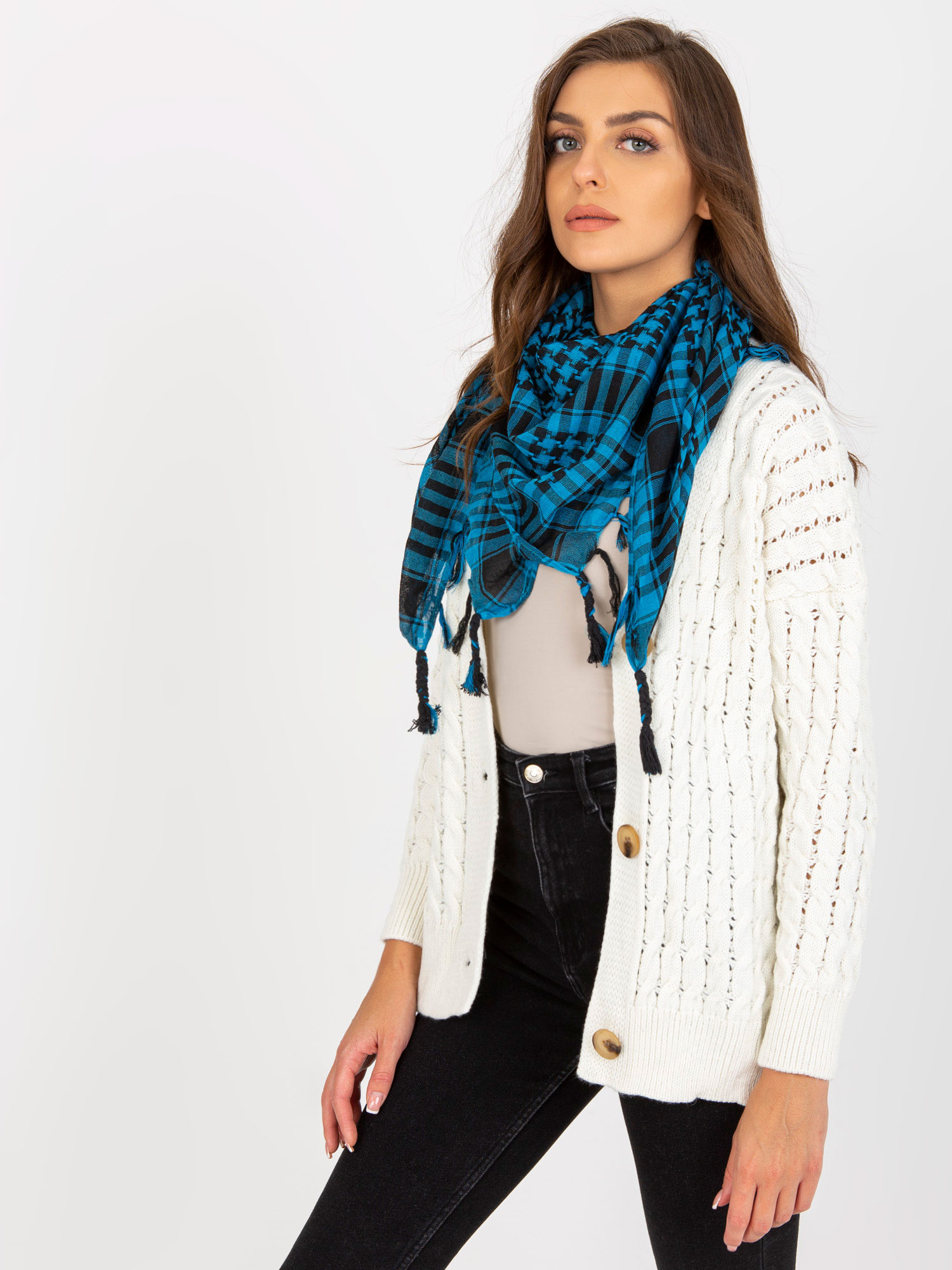 BASIC Modrá šatka "palestína" -AT-CH-ARAFAT.37