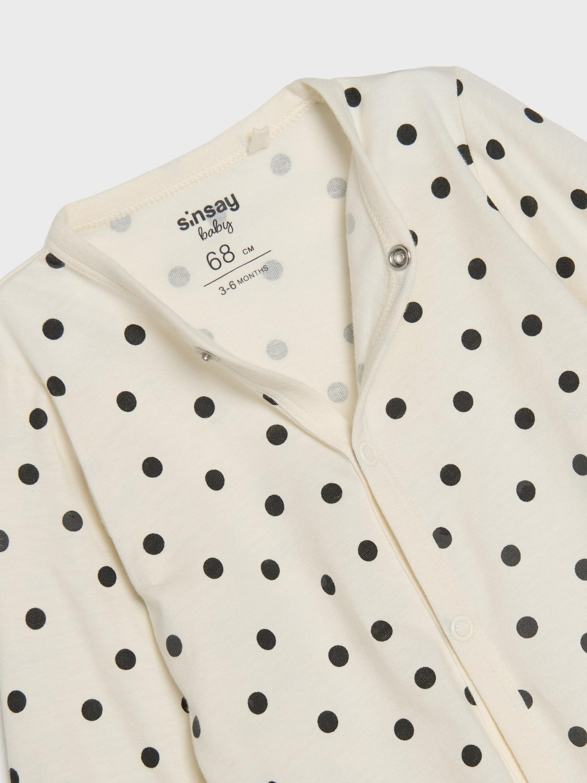 Sinsay - 5-pack pyžamy - biela