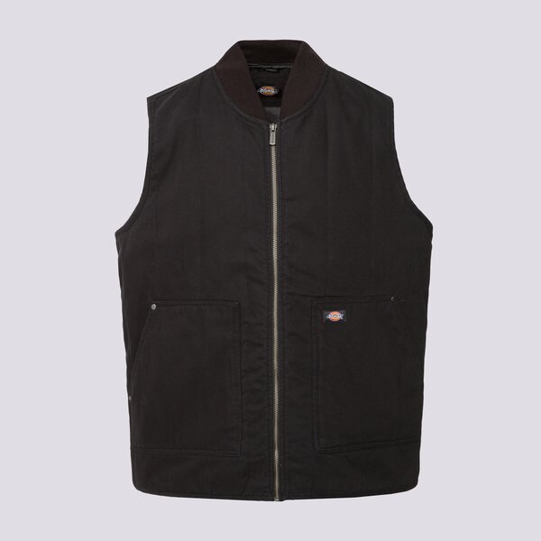 Dickies Vesta Quilted Canvas Vest Muži Oblečenie Vesty DK0A87O4BLK1