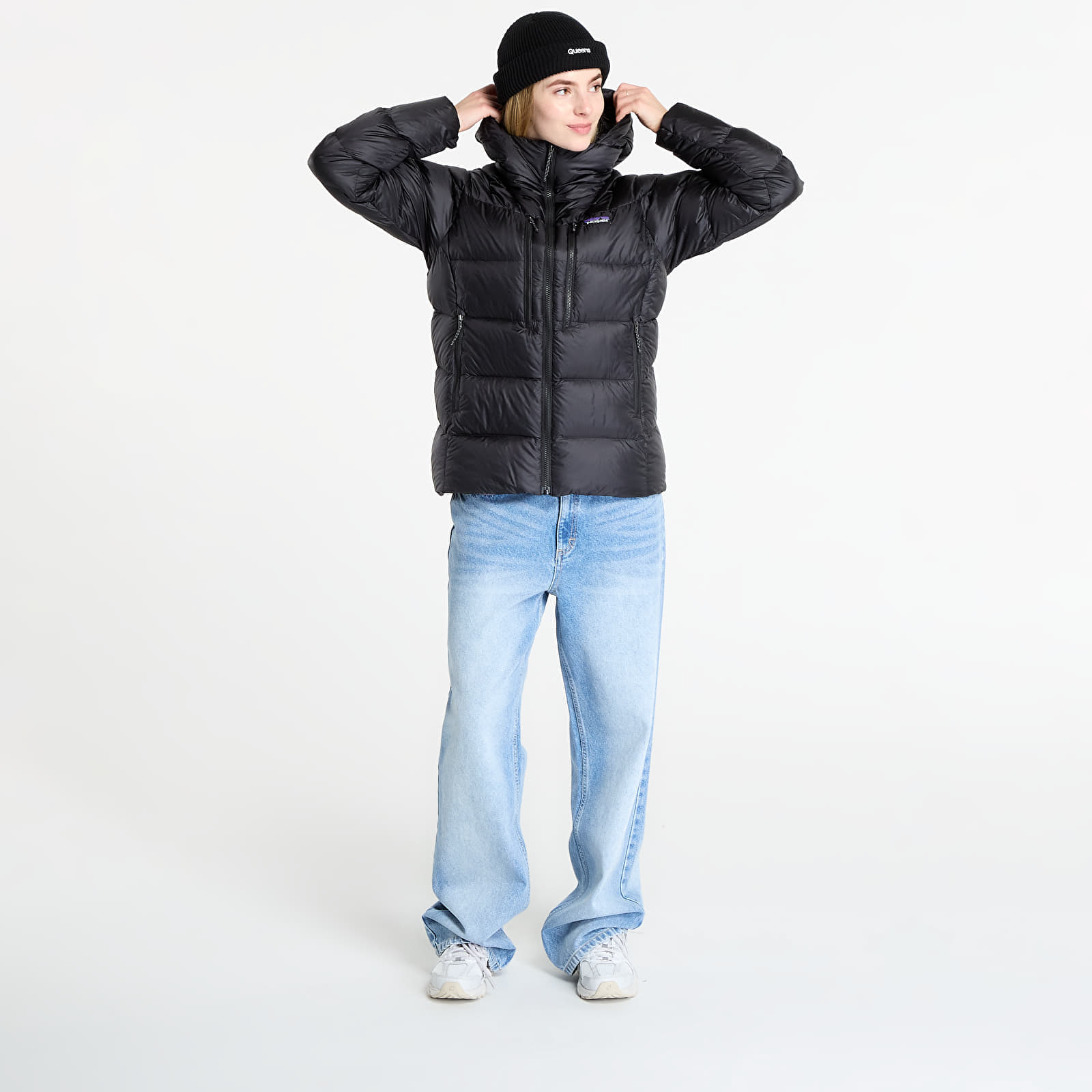 Páperka Patagonia W's Fitz Roy Down Hoody Black L