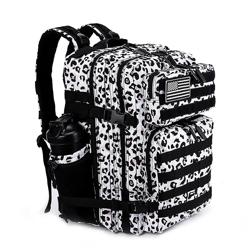 TOP FASHION Taktický batoh 25–45L – outdoorový ruksak s držákem lahve