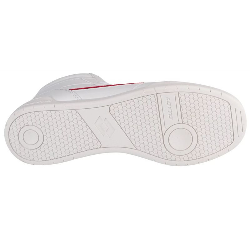Lotto Nandu Mid XL, Zapatillas Unisex Adulto, Color Rojo Blanco