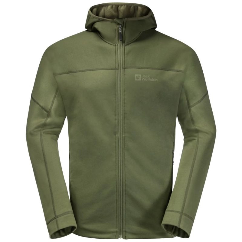 Jack Wolfskin Mikina s kapucňou Hirschberg Hooded FZ M 1710881-4129 pánska