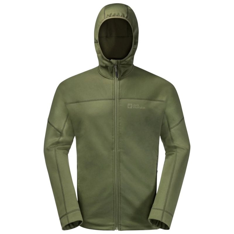 Jack Wolfskin Mikina s kapucňou Hirschberg Hooded FZ M 1710881-4129 pánska