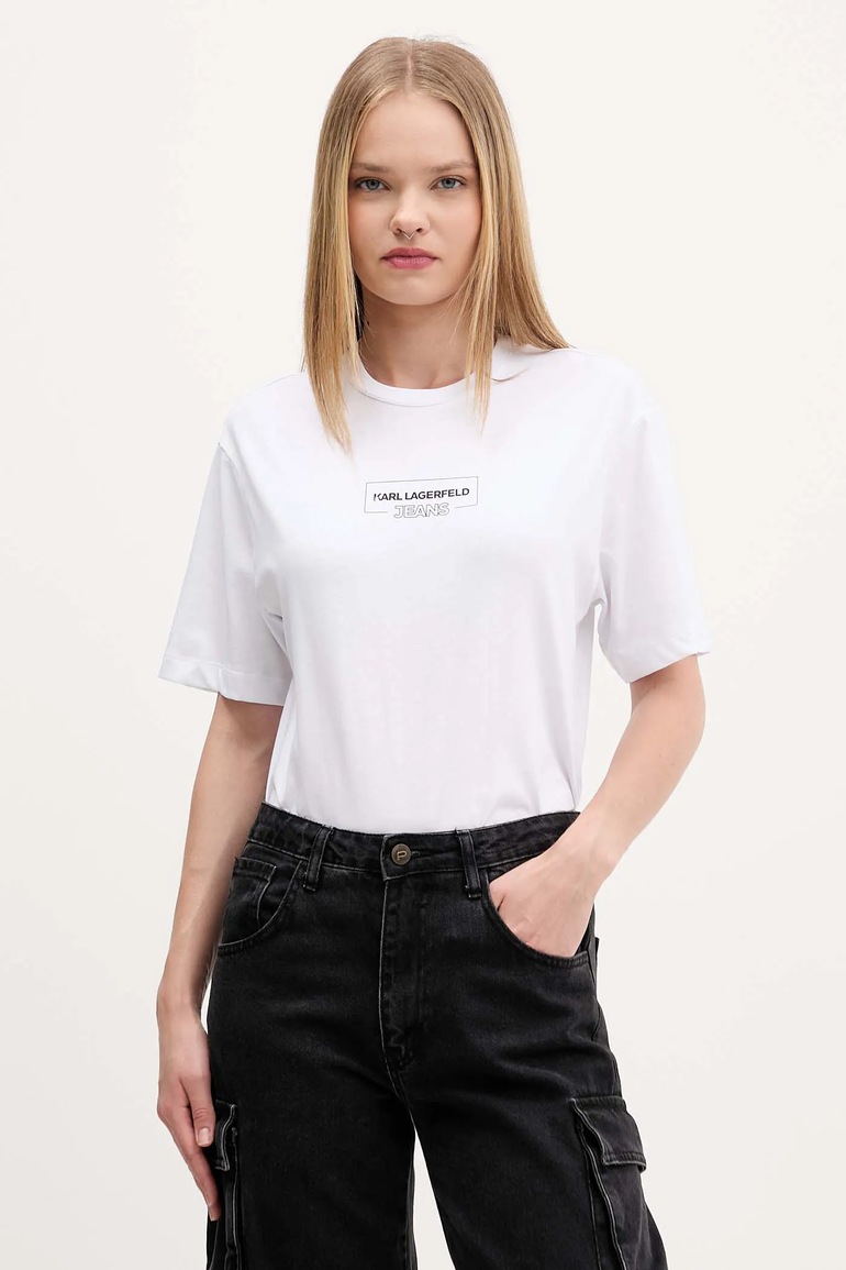 Bavlnené tričko Karl Lagerfeld Jeans