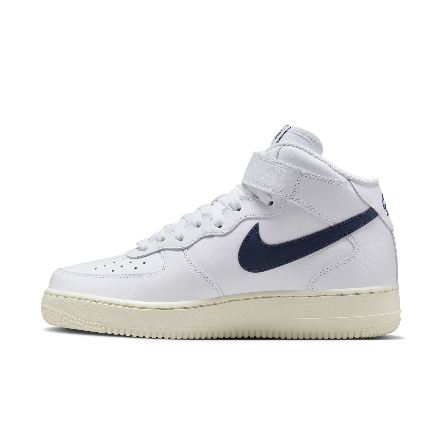 Nike Air Force 1 '07 Mid "White Midnight Navy" Wmns - Dámske - Tenisky Nike - Biele - DD9625-105