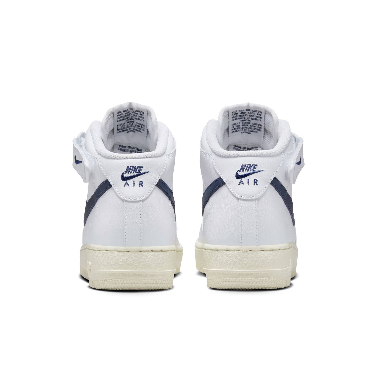 Nike Air Force 1 '07 Mid "White Midnight Navy" Wmns - Dámske - Tenisky Nike - Biele - DD9625-105