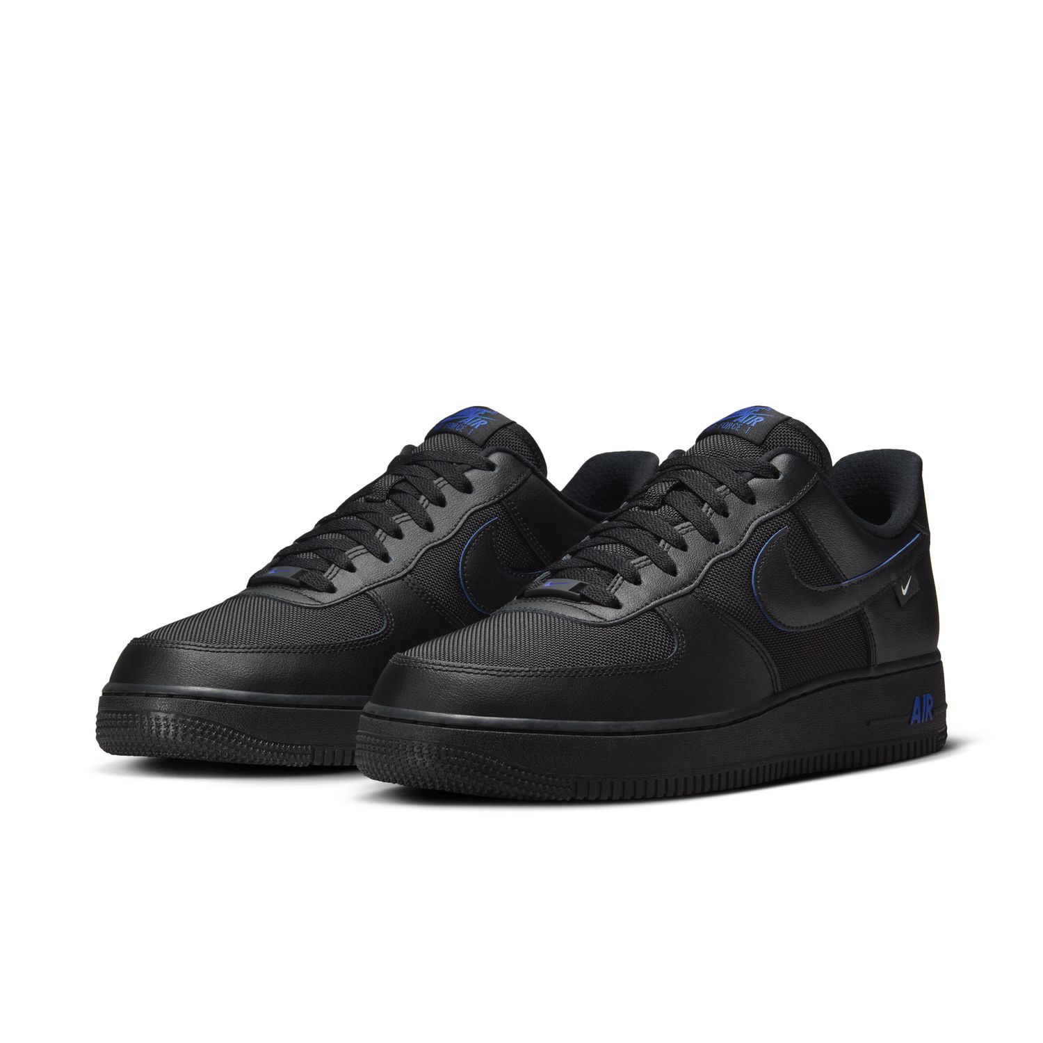 Nike Air Force 1 '07 "Black Astronomy Blue" - Pánske - Tenisky Nike - Čierne - HM9605-001