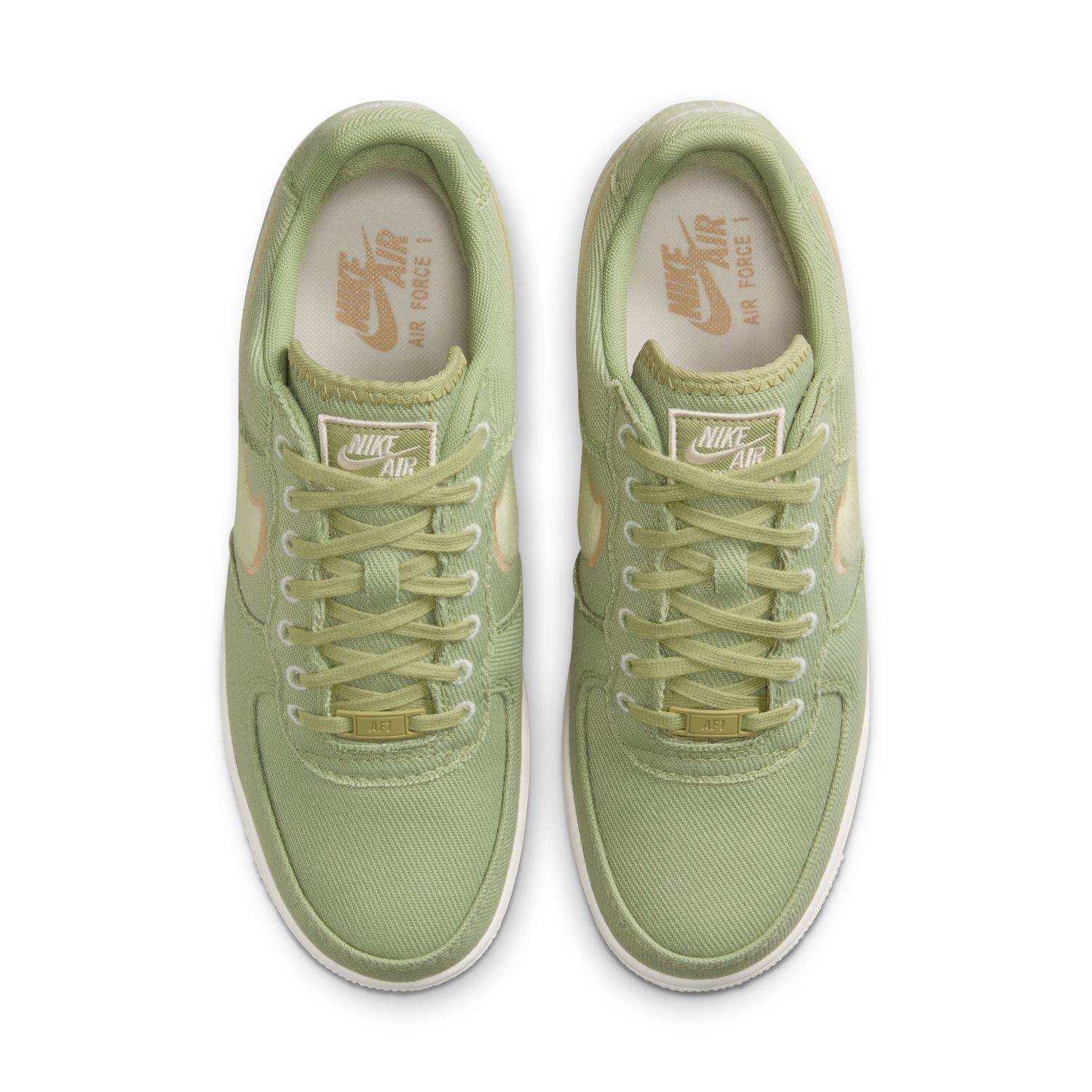 Nike Air Force 1 Low Canvas "Dusty Olive" - Pánske - Tenisky Nike - Zelené - HV1204-300