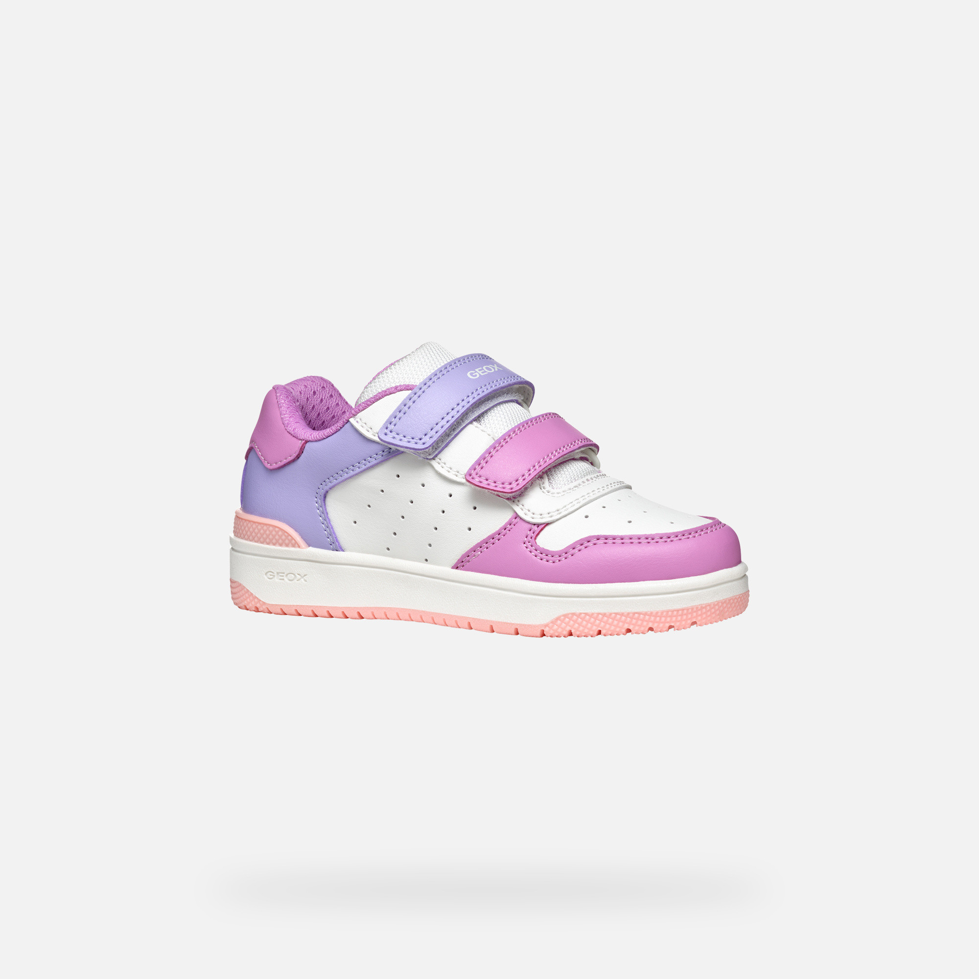 White Girls Geox Washiba Sneakers - Girls