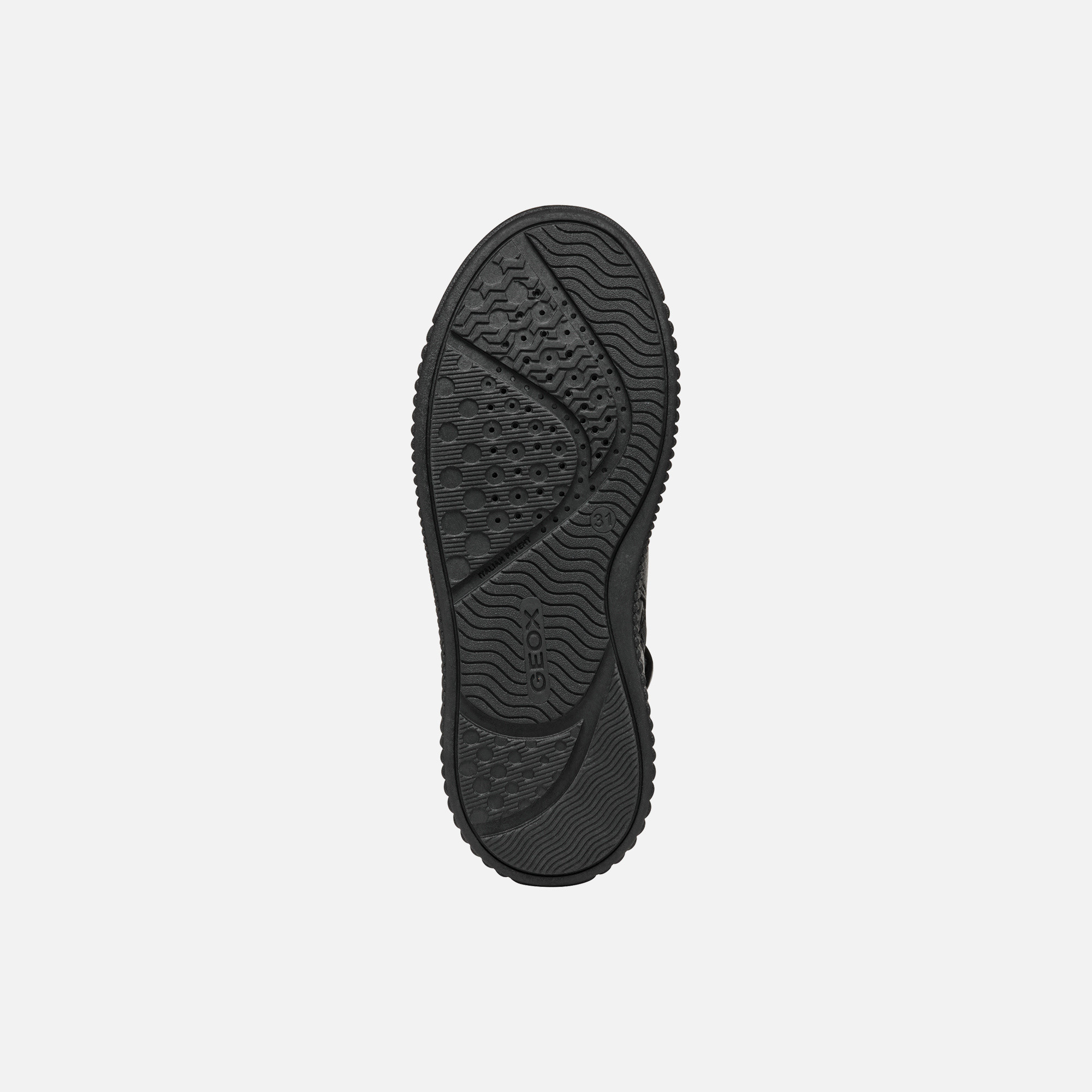 Black Girls' Sneakers Geox Laquinny - Girls