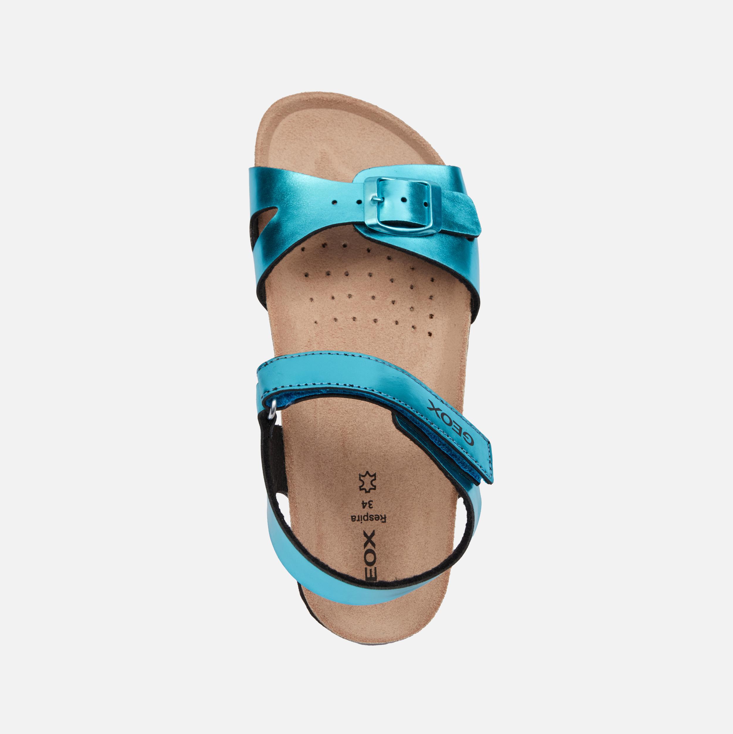 Blue Girls' Sandals Geox Adriel - Girls