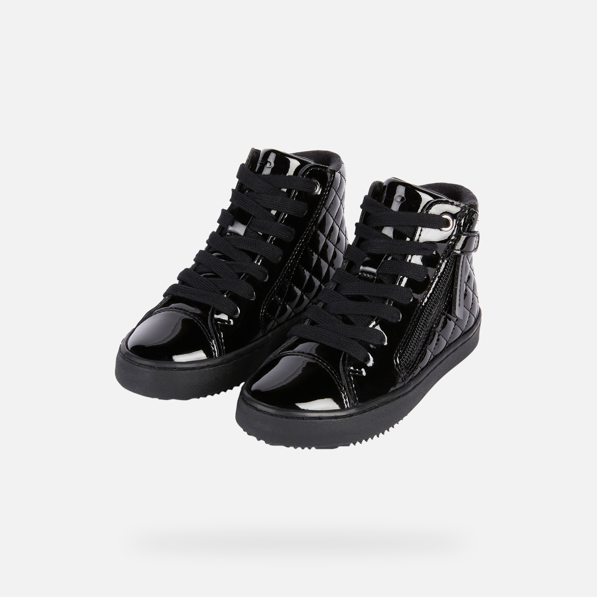 Black Girls Geox Kalispera Sneakers - Girls