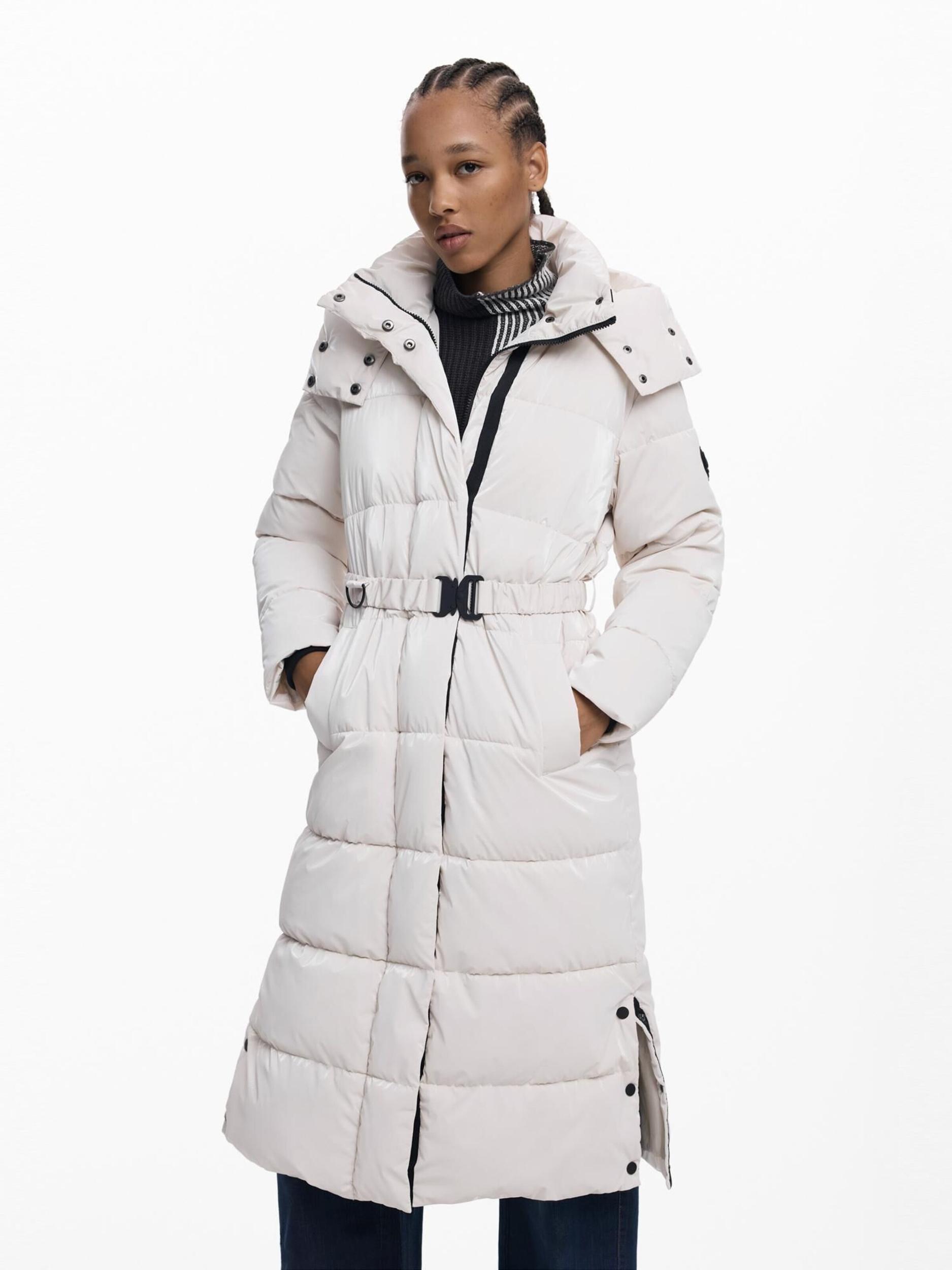 Desigual Zimný kabát biela