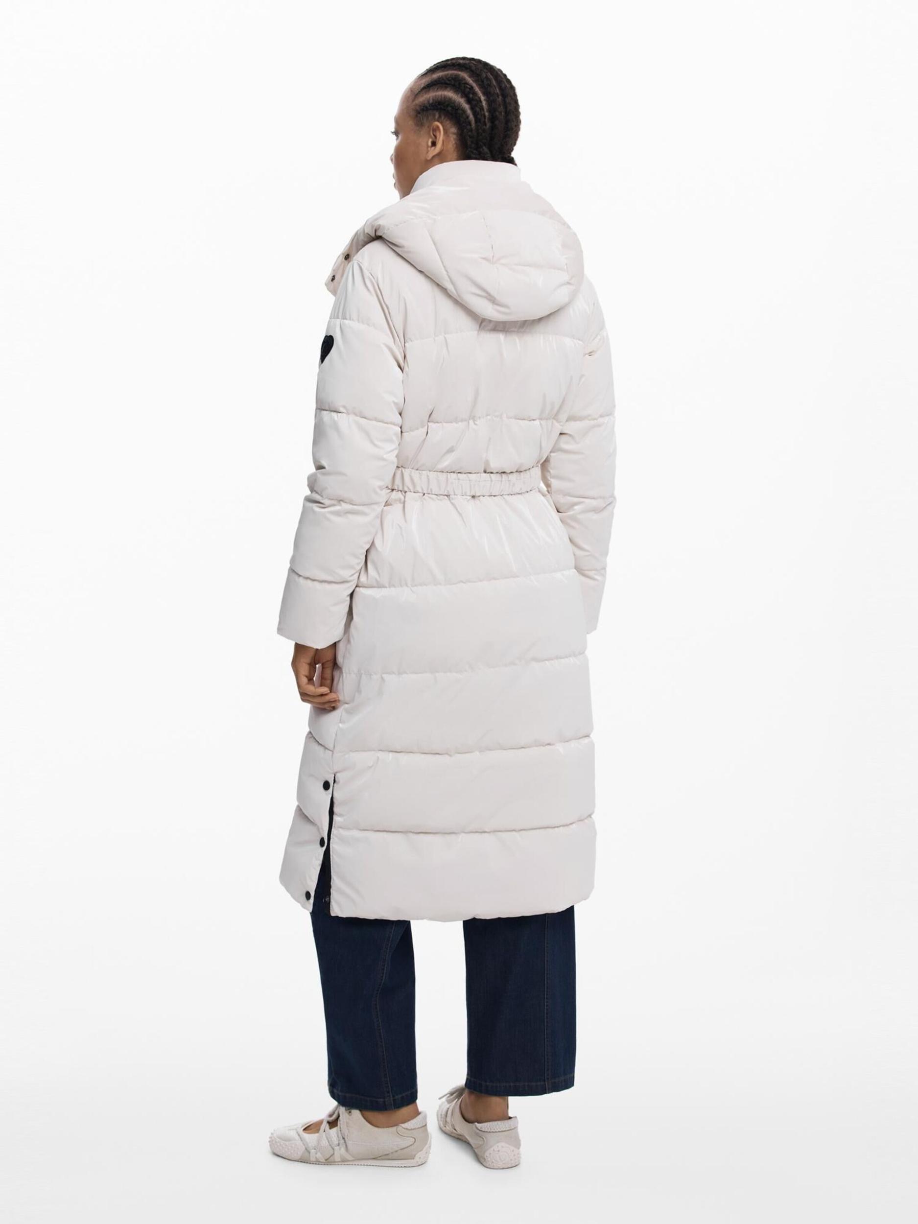 Desigual Zimný kabát biela