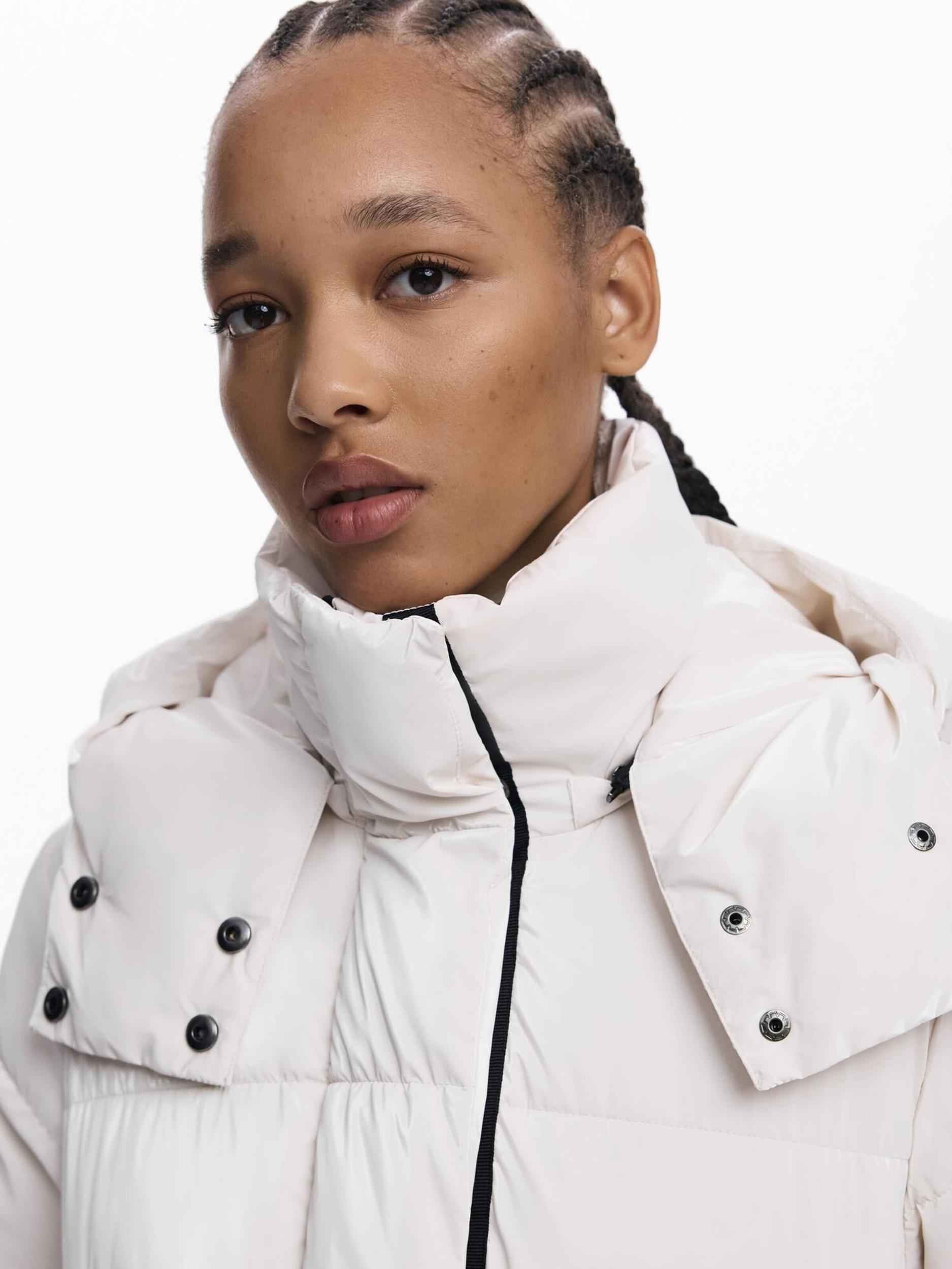 Desigual Zimný kabát biela