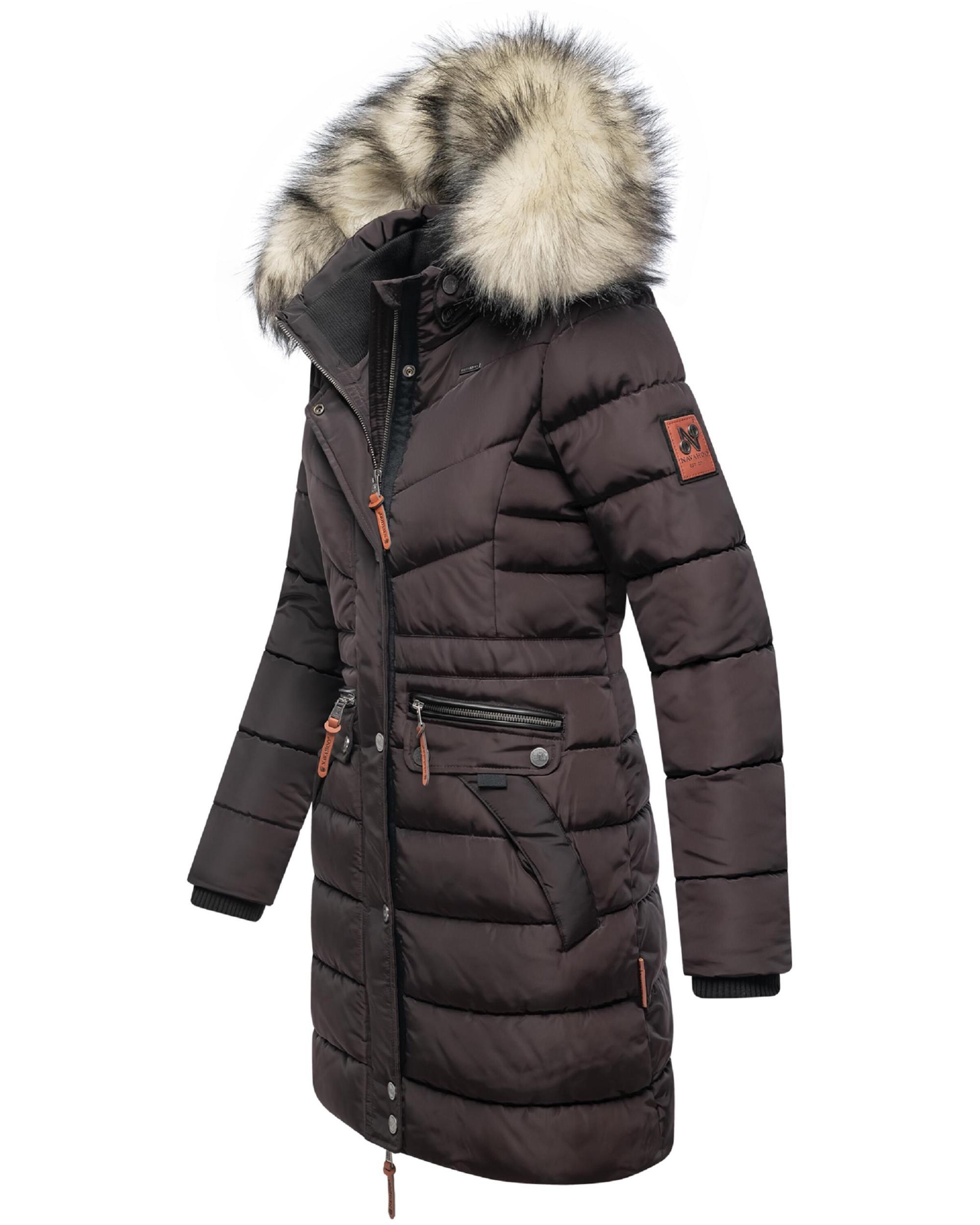 NAVAHOO Zimný kabát 'Paula' hnedá