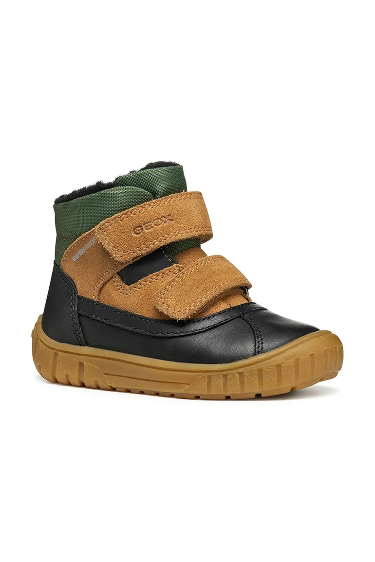 Detské zimné kožené topánky Geox OMAR