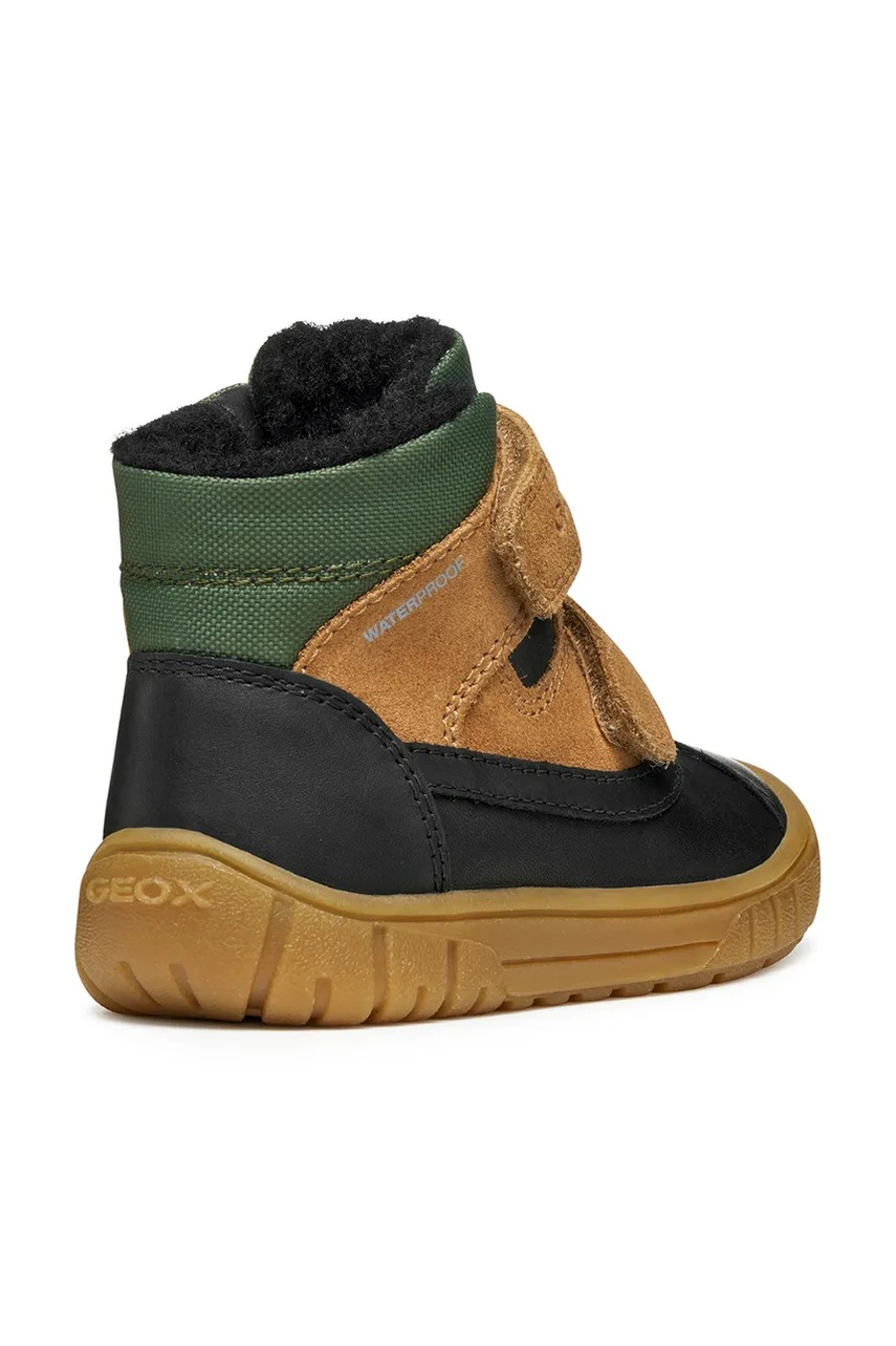 Detské zimné kožené topánky Geox OMAR